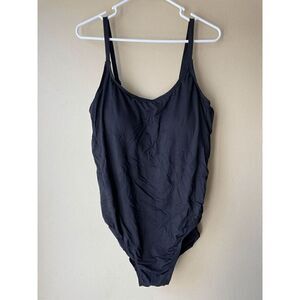 Andie the Amalfi One Piece in Black Women's Size XXXL